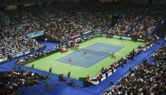 Finále Davis Cupu se hraje v Záhebu v boulivé atmosfée.
