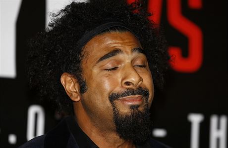 David Haye na tiskov konferenci.