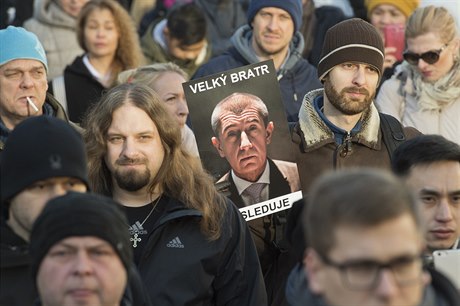Protesty na Václavském námstí