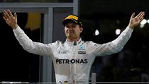 Nico Rosberg slaví premiérový titul mistra světa.