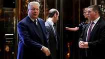 Al Gore po setkn s Donaldem Trumpem na Manhattanu v New Yorku