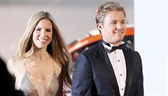 Nico Rosberg na galaveeru FIA s manelkou Vivian Siboldovou.