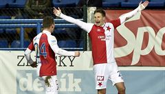 Slavia dl nahn Plze, mistrovsk ambice Zlna od n dostaly tyi tvrd rny