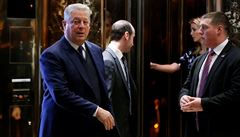 Aktivista Al Gore se setkal se skeptikem Trumpem ohledn klimatickch zmn