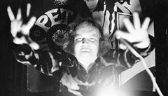 Petr Hanzlík na diskotéce v Dlnickém dom v Prostjov, rok 1974