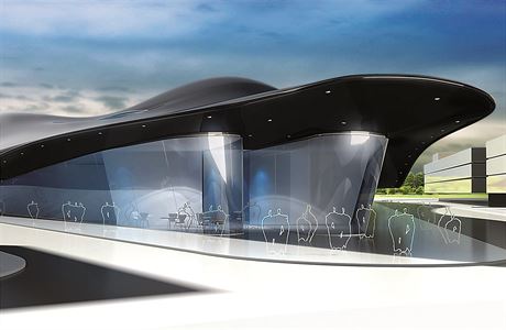 Futuristický návrh koncertního a kongresového centra