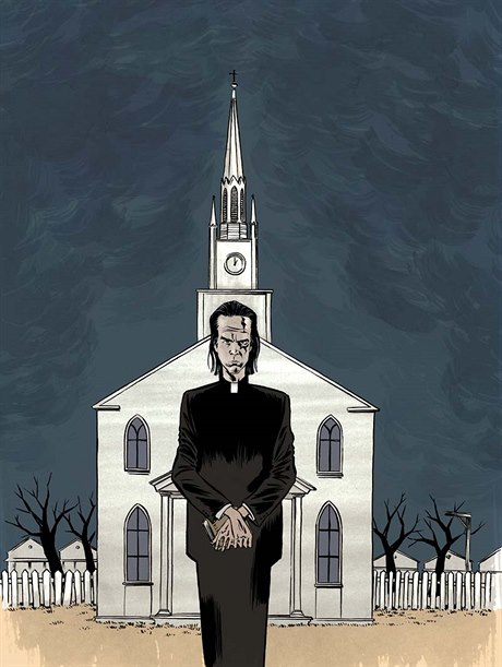 Ukázka z komiksu Reinharda Kleista o Nicku Caveovi