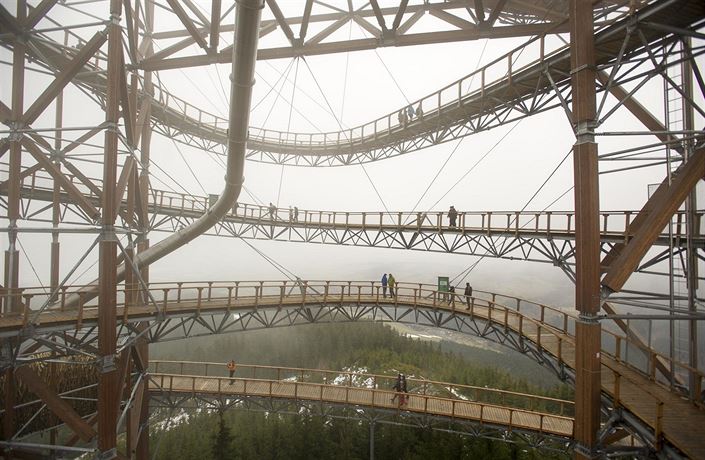 Stezka v oblacích v Dolní Morav� na Orlickoústecku