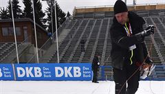 V Novém Mst na Morav vrcholí pípravy na závody Svtového poháru v biatlonu,...