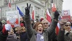 Protesty v Polsku pokraují.