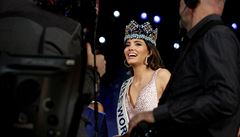 Nová Miss World Stephanie Del Valle a její první rozhovor pro média.