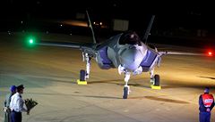 U pivítání F-35 v Izraeli nechybla kytika.