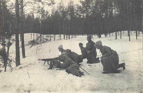 eskosloventí legionái v Rusku - ilustraní foto.