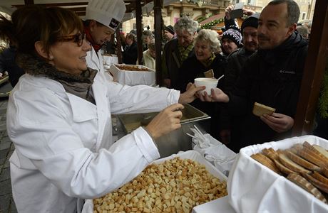 Prask primtorka Adriana Krnov vydvala 24. prosince na Staromstskm...