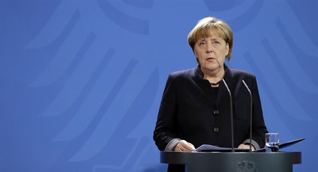 Nmecká kancléka Angela Merkelová pi proslovu k národu po útoku v Berlín.