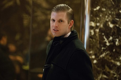 Eric Trump, syn nového amerického prezidenta Donalda Trumpa.