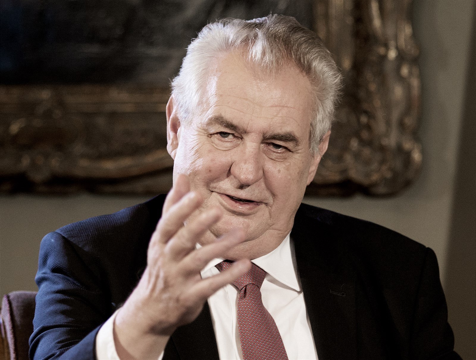 Prezident Milo� Zeman.