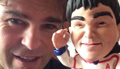 Jaromír Jágr s filmovou postavi�kou