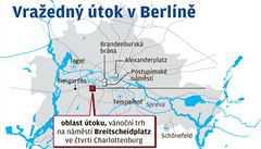 Vraedný útok v Berlín - orientaní mapa