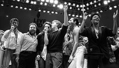 1985 George Michael p�i koncert� Wham!.