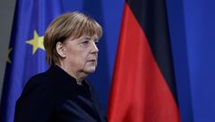 Nmecká kancléka Angela Merkelová pichází na tiskovou konferenci k...