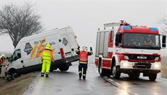 Náledí na Chrudimsku zpsobilo nkolik dopravních nehod.