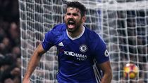 Diego Costa z Chelsea slav gl.