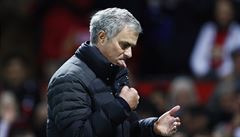 Jose Mourinho, kou� Manchesteru United.