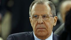 Ruský ministr zahranií na konferenci OSN.