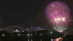 Oh�ostroj v Sydney.