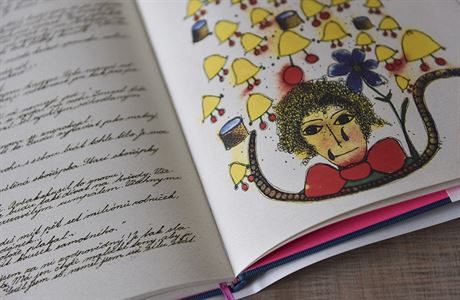 Malý princ pepsaný a ilustrovaný Vrou Jandourkovou.
