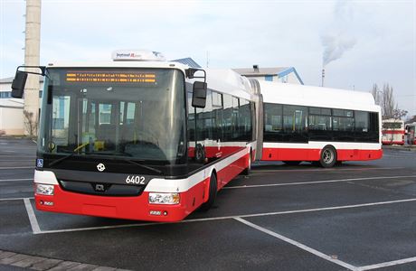 Autobus praskho dopravnho podniku (ilustran).