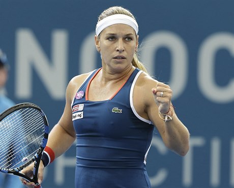 Dominika Cibulková na turnaji v Brisbane.