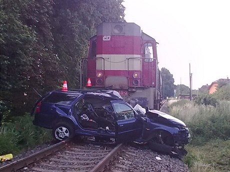 Tragédie na vlakovém pejezdu v Opav.