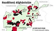 Kdo kontroluje co v Afghánistánu.