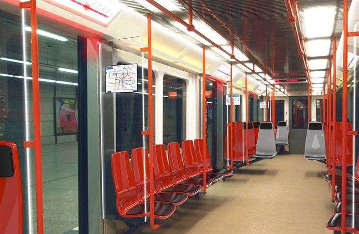 Podívejte se na budoucnost metra: sedačky jako v tramvaji a bez  nalepovacích map | Byznys | Lidovky.cz