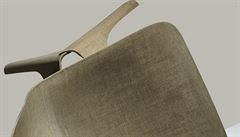 idle s názvem Flax Chair je vyrobená z vláken lnu a bioplastu PLA (kyselina...