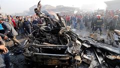 Výbuch nálože v autě si v Bagdádu vyžádal nejméně 13 mrtvých