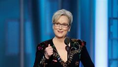 Streepová na glóbech vytkla Trumpovi aroganci. Toho řeč ‚milovnice Hillary‘ neudivila