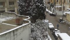 Pedválený Homs v zim.