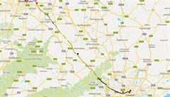 Mapa expresní eleznice High Speed Two, která povede mezi Londýnem a...