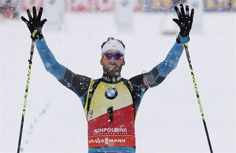 Martin Fourcade slaví