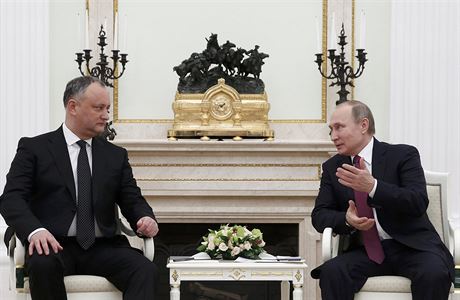 Moldavsk prezident Igor Dodon se v Moskv setkal se svm ruskm protjkem...