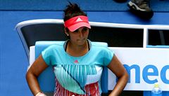 Indická tenistka Sania Mirzaová.
