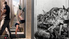 Yolocaust: Izraelec propojuje ‚selfíčka‘ z Památníku holocaustu se snímky mrtvých