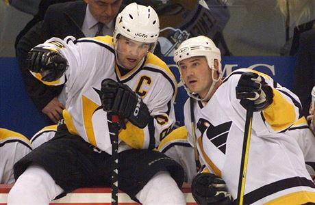 Jaromír Jágr a Mario Lemieux.