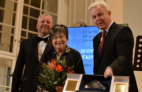Kilovou trofej zskala cembalistka Zuzana Rikov za Celoivotn pnos.