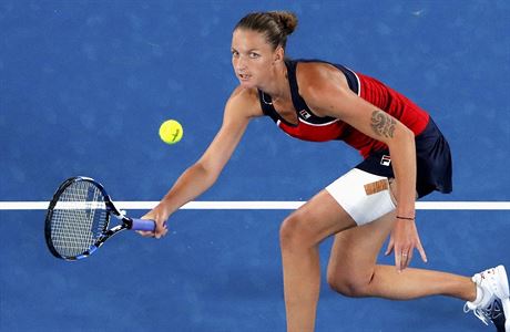 Karolína Plíková v osmifinále Australian Open.