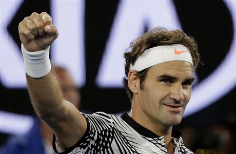 Vtzn gesto Rogera Federera.
