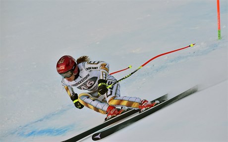 Ester Ledecká o sobě nechala opět na lyžích slyšet.